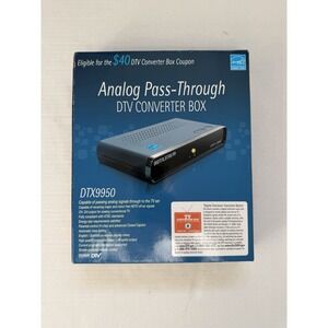 Digital Stream Converter Analog TV Television Pass-Through DTX9950 DTV Sealed